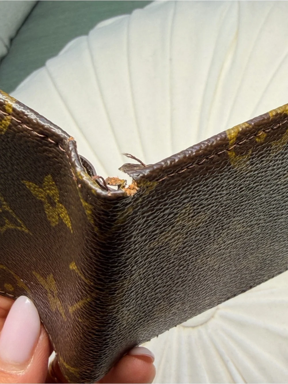 Louis Vuitton Vintage Monogram Canvas Card Holder Wallet